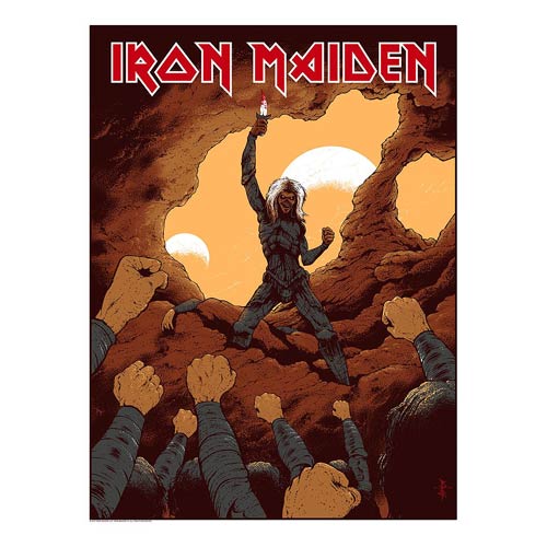 Iron Maiden To Tame a Land by Arik Roper Silk Screen Art Print